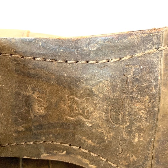 Halogen genuine distressed leather riding boots - Picture 8 of 9